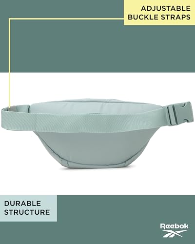 Reebok Belt Bag Fanny Pack for Women & Men, Adjustable Crossbody - color: Kat Boho Sage