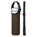 uxcell 2pcs Neoprene Water Bottle Sleeve, 15.5-20oz Insulated Water Glass Bottle Carrier Bag Collapsible Drink Bottle Sleeve Cover Holder with 2 Straps, Brown - color: Brown