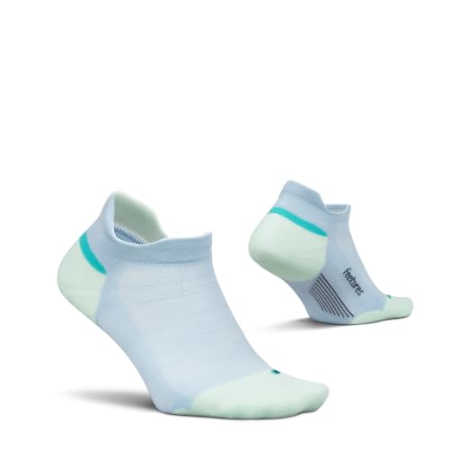 Feetures Elite Max Cushion No Show Tab Ankle Sock - color: Glacier Mist (1 Pair), size: X-Large