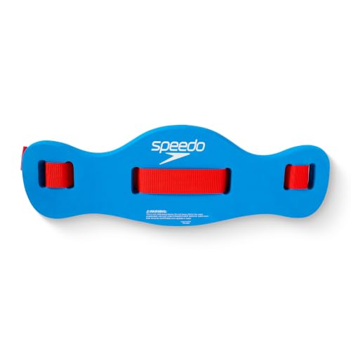 Speedo Swim Training Fitness Aquatic Gloves - color: Blue/Red, size: Small-Medium