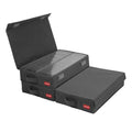 NUSWOR Cassette Tape Storage Box -Audio Cassette Holder 3Pack – Grey