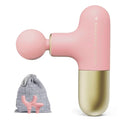 Sharper Image Powerboost Mini Deep Tissue Massage Gun, Powerful & Compact - color: Pink and Gold