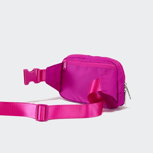 Pander Belt Bag Large 2L, Nylon Fanny Pack Purse for Women and Men with Adjustable Strap - color: Grape Purple