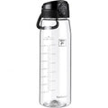 Fanhaw 32 oz Clear Plastic Water Bottle, Chug Lid, Clear & Black - color: Clear&Black