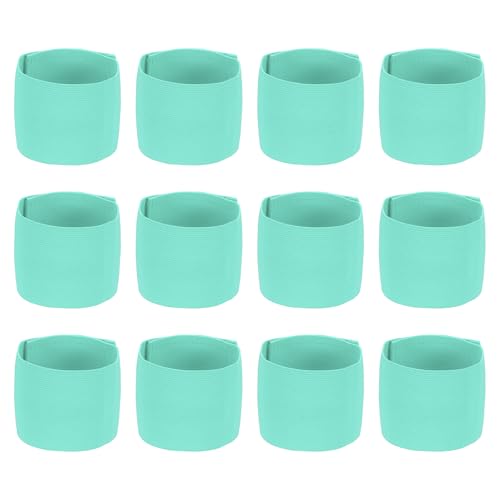 Soccer Captain Armband Elastic Wrist Arm Bands Adjustable Player Team Leader Anti-Slip Badge Sports Accessories - color: Light Blue