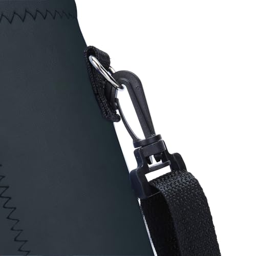 AMARY 750ML Neoprene Water Bottle Carrier Bag with Adjustable Shoulder Strap,Insulated Water Bottle Cover for Stainless Steel/Glass/Plastic Bottles 24OZ (AM-24-750-3) - color: AM-24-750-3