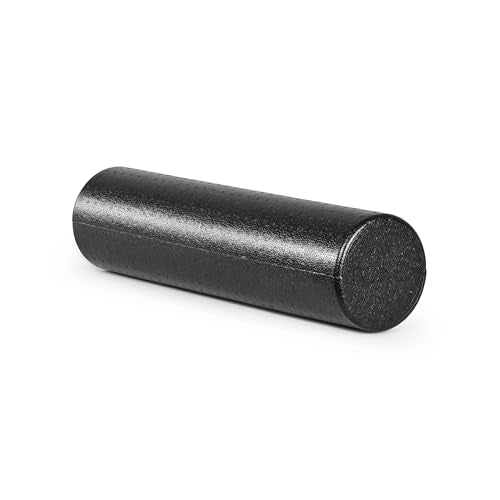 TONE Fitness Firm High-Density Foam Roller for Exercise, Massage & Recovery - color: Black, size: 24 Inch