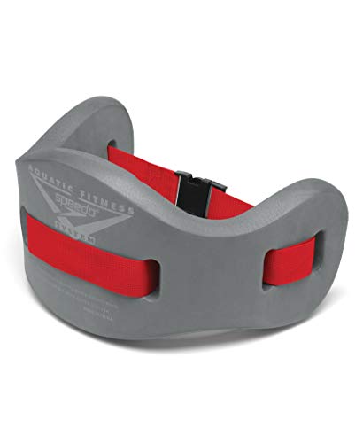 Speedo Swim Training Fitness Aquatic Gloves - color: Charcoal/Red, size: Large-X-Large