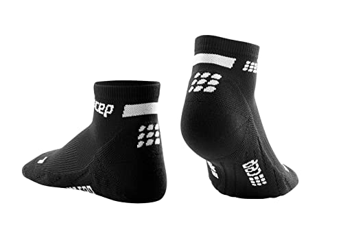 CEP Men's The Run Low Cut Socks 4.0 - Athletic Performance Socks - color: 4.0 - Black, size: 3