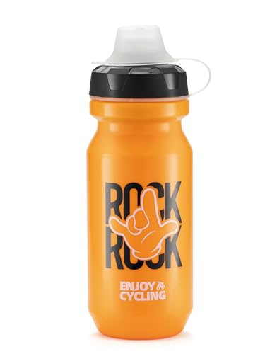 ROCKBROS Bike Water Bottle 20oz - color: Rocky Orange