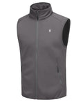 Little Donkey Andy Men's Softshell Vest Lightweight Windproof Waterproof - color: Basic Gray, size: Small