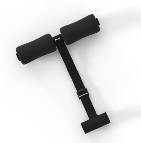 NordStick Nordic Hamstring Curl Strap - Original Nord Stick Exercise Set for Home and Travel - 5 Second Set Up - style: Nordstick PRO - Black