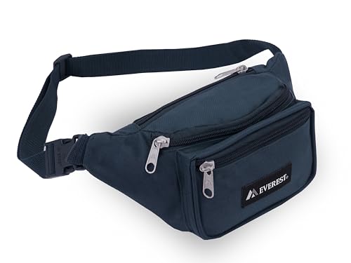 Everest Signature Waist Pack - Medium, Navy, One Size,044MD-NY - color: Navy