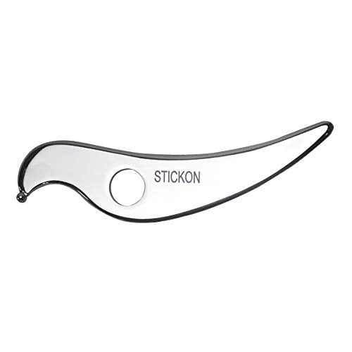 Stainless Steel Gua Sha Scraping Massage Tool - STICKON IASTM Tools Great Soft Tissue Mobilization Tool (B1 Shape) - style: STICKON-B