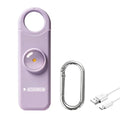 Rechargeable Personal Safety Alarm for Women - color: Lavender Purple