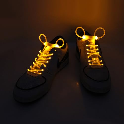 Luwint Fun LED Shoe Laces, Colorful Glow in The Dark with 3 Flash Modes, Light Up Shoelaces for Rave Party Dance Skate Accessories
