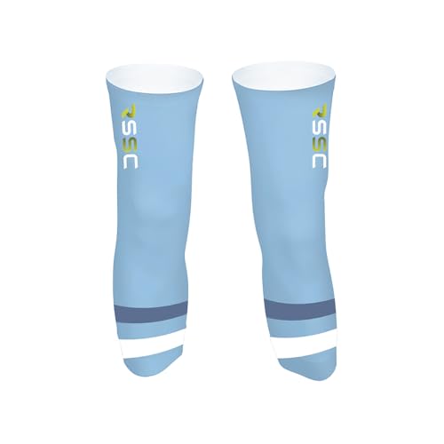 Leg Sleeves with Anti Slip Silicone Compression Leg Sleeves Cycling Leg Sleeves Adjustable Zipper - color: Rssc, size: Large