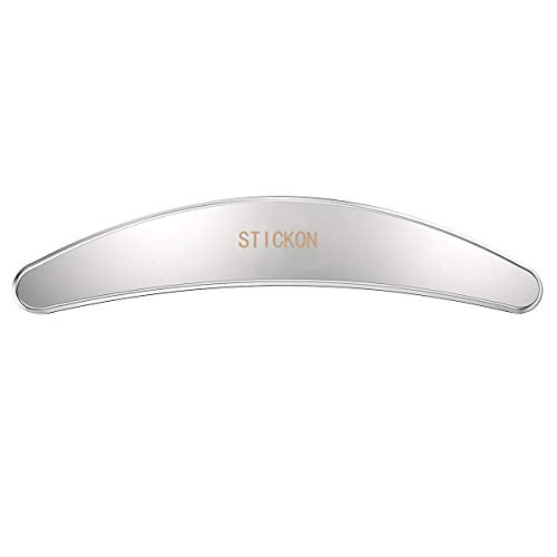 STICKON Stainless Steel Gua Sha Scraping Massage Tool IASTM Tools Great Soft Tissue Mobilization Tool (Sickle Shape) - size: Sickle Shape