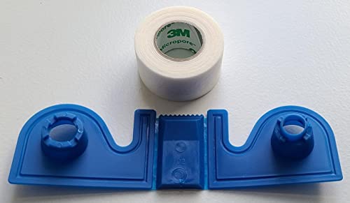 MICROPORE Paper Tape 1" x10Yd White with Multi-Use Dispenser Eyelash Extension 2-Pack
