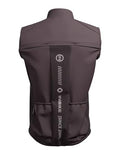 INBIKE Unisex Cycling Vest Windproof Lightweight Sleeveless Jacket - color: Brown, size: Medium