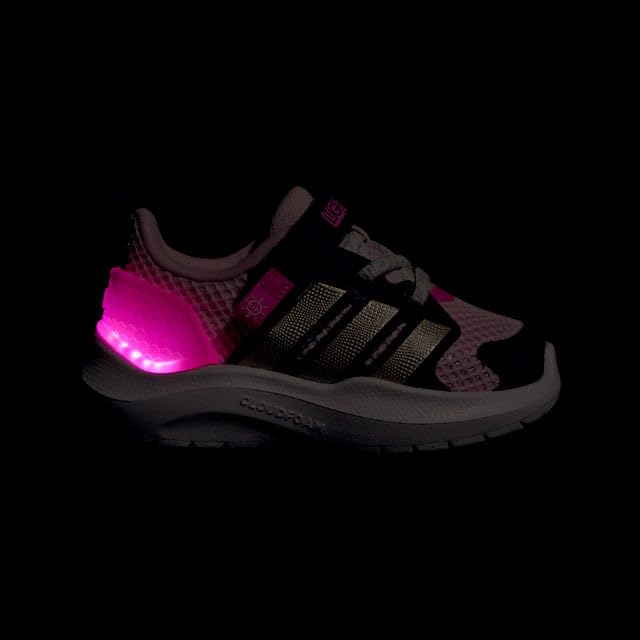 adidas Boys Marvel Lightorama Spider-Man Sneakers Shoes - Red - color: Clear Pink/Cyber Metallic/Lucid Pink, size: 7.5 Toddler