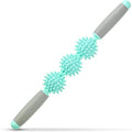 Fascia Muscle Roller, Cellulite Massager for Sore Muscles, Neck, Leg, Back - Pressure Trigger Point Body Deep Tissue Massage Stick Tools With 3 Massage Balls | Green - color: Green