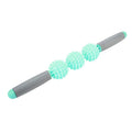 Muscle Roller Stick - Yoga Stick Muscle Roller Stick Cellulite Spiky Ball for Back Arms Shoulder Leg (Green) - color: Green