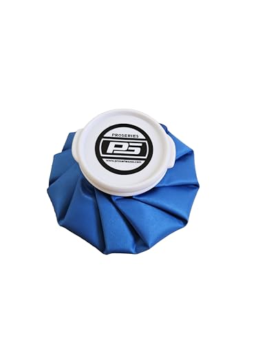 ProSeries - 6" Small Reusable Ice Bag (Blue) - Hot and Cold Therapy for Injuries - Refillable Bag for Real Ice - Use on Head, Knee, Ankle, More - color: Blue 6"