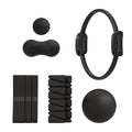 BetterMe Sculpt Body Kit - Pilates Equipment Set for Home Workouts - Home Pilates Kit with Pilates Ring Pilates Ball Resistance Bands, and Recovery Massage Tools - color: Black