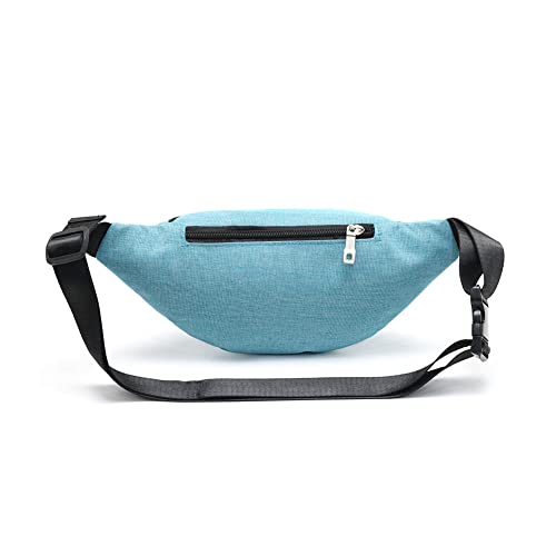 Fanny Packs for Women Men, Fashion Waist Pack Crossbody Bags Belt Bag with Adjustable Strap for Running Hiking Travel. - color: Mint Green-01