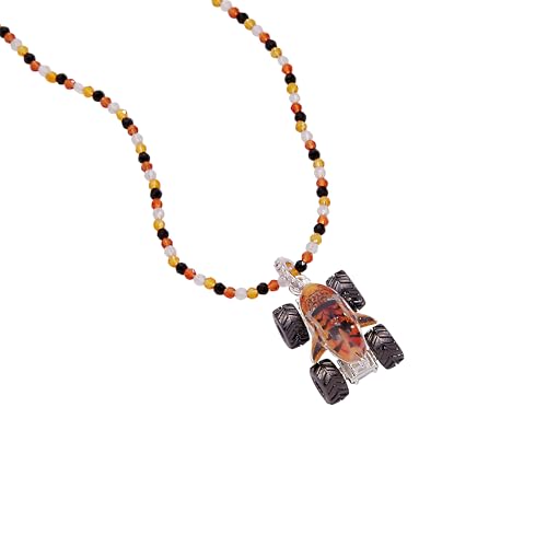 Alex and Ani Hot Wheels™ Necklaces - Car Necklace for Women, 16" + 2" Extender - color: Shiny Silver, style: Tiger Shark