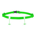 PATIKIL Triathlon Belt Bib Holder, Elastic Marathon Race Number Belt Marathon Running Race Belt with 6 Gel Loops for Marathon Racing Cycling, Green - color: Green