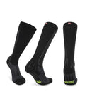 DANISH ENDURANCE Compression Socks, 21-26 mmHg, Circulation Aid, 1 & 2-Pack - color: Black/Grey, size: X-Large