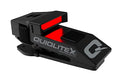 QUIQLITEX2 Tactical Red/White Hands-Free LED Pocket Light, 20-200 Lumens, Aluminum Housing (USB Rechargeable) - color: Red/White