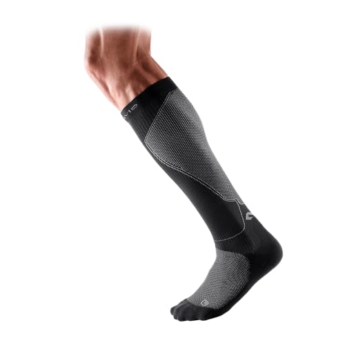 McDavid Compression Socks Calf Shin. (1 Pair) Pain Relief, Recovery, Shin Splints, Achilles Tendon Stability and Support - size: Medium