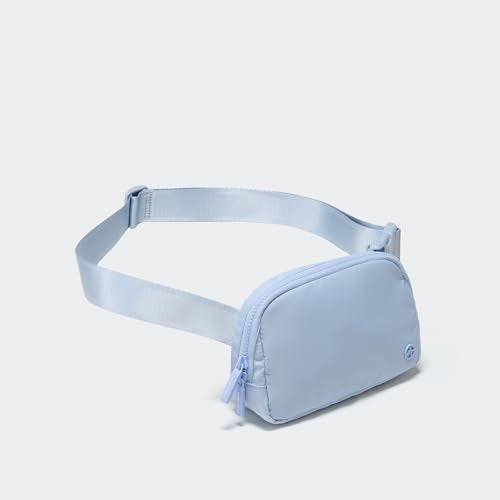 Pander Nylon Fanny Pack for Women, Two-Way Zipper Crossbody Bag - color: Windmill Blue