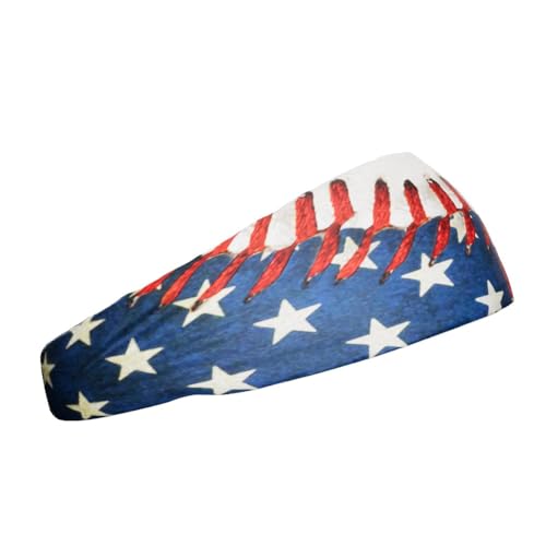 40+ Designs! Unisex Headband/Sweatband. Best for Sports, Fitness, Working Out, Yoga. Tapered Design - color: PASTIME