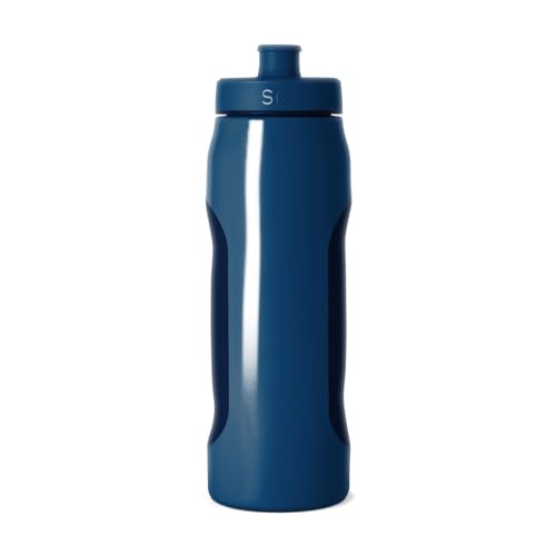 Simple Modern Squeeze Bottle with Locking Lid | 30oz Sports Cup | Blue - color: -Slumberland Mix