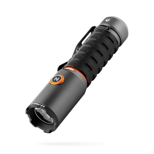 NEBO Torchy 3K EDC Flashlight, 3000 Lumen LED Compact Pocket Light, Gray - color: 3000 Lumen-Gray