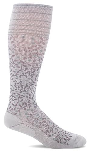 Sockwell Women's New Leaf Firm Graduated Compression Sock - color: Natural, size: Small-Medium