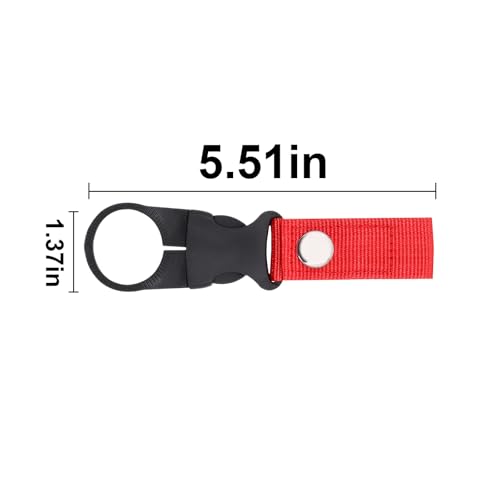 2PCS Portable Water Bottle Holder Convenient Water Bottle Clip for Easy Hydration During Outdoor Activities, Red - color: Red