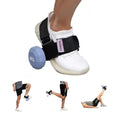 Original Dumbbell Foot Attachment Heavy Duty Durable, Practical Leg Ankle Curl Attachment Adjustable, Tbialis Raise Trainer Weight Holder Foot Strap for Weight Monkey Feet Foot Weights for Exercise