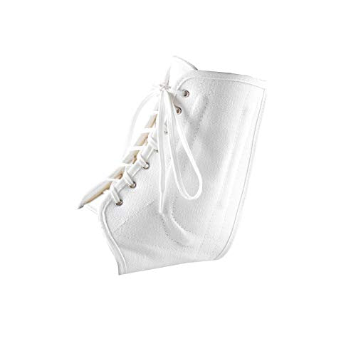 OTC Ankle Brace, Canvas Lace-Up, Semi-Rigid Spiral Stays (Pack of 2) - size: Medium (Pack of 2)