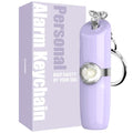 Securityman Personal Alarms for Women | Safety Alarm Keychain (Loud 130dB Siren and SOS Strobe Light) Everyday Self Defense Security Alarm Protection Device (Purple) - color: Purple