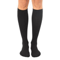 Living Royal Compression Socks - Graduated Compression 15-20mmHg, Padded Cushion Bottom Fun Socks, Moisture-Wicking - color: Black