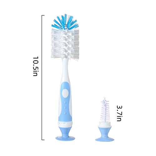 Chemimoso Baby Bottle Brush, Water Bottle Brush Cleaner, Cup Brush - color: Grey 2