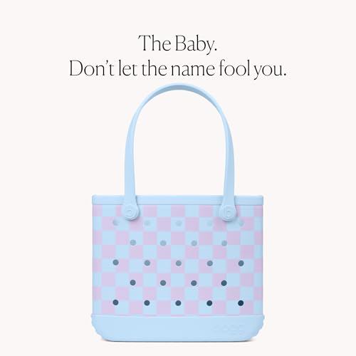 BOGG BAG Medium Tote – 15” x 12.5” x 5” – Essential Bags for Beach, Pool, Boat, Sports, Tailgating, Cruise, Travel - color: Checker Out