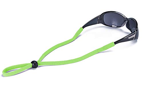 SHINKODA 6-Pack Slip-On Glasses Strap Universal Fit Cord Eyewear Retainer - color: Neon Pink/Kelly Green/Bright Blue/Lime/Red/Lemon/6pcs/Adult-standard