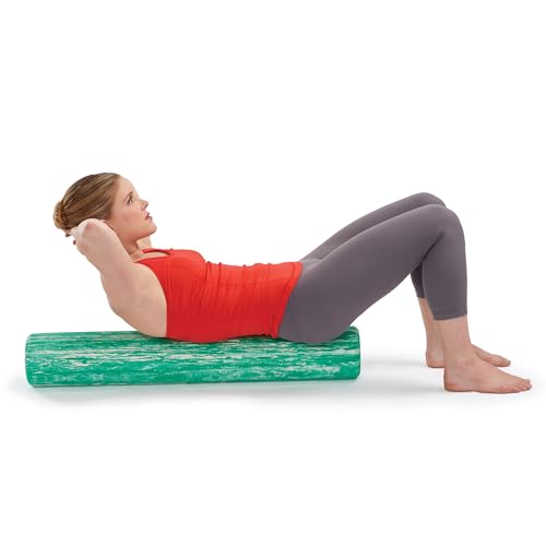OPTP PRO-ROLLER Standard Density Foam Roller – Round, Green, 36" x 6" - style: Green, 36" x 6", Standard Density