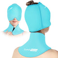 ComfiTECH Migraine Relief Cap, Head Neck Ice Pack Wrap Gel, Mint Green, M - color: Mint Green